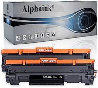 Alphaink 2 Toner Compatibili per HP 44A CF244A 1000 Copie per LaserJet Pro M15 M15a M15w M16 M16a M16w M17 M17a M17w, MFP M28 M28a M28w M29 M29a M29w (2 Nero)
