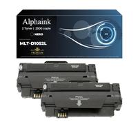 alphaink 2 Toner MLT-D1052L SU758A Compatibile con Samsung per Samsung ML-1910 ML-1915 ML-2525 ML-2525W ML-2540 ML-2545 ML-2580n SCX-4600 SCX-4623F SCX-4623fn SCX-4623FW SF-650 SF-650P (2 Nero)