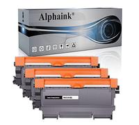 Alphaink 3 Toner Compatibile con Brother TN-2010 TN2220XL TN-2220XL per Brother MFC-7360 MFC-7460DN DCP-7060N DCP-7070DW DCP-7065DN HL-2240 HL-2130 HL-2132 HL-2135W Versione 5.200 Copie l'uno (3 Nero)