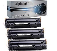 Alphaink 3 Toner Compatibili con HP per Stampanti Laserjet Pro MFP M26 M26NW M26A e M12 M12W M12A - Capacità 1.000 Copie (Nero)