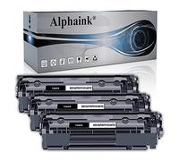 alphaink 3 Toner Compatibili per HP 12A Q2612A per stampanti HP Laserjet 1010 1012 1015 1018 1020 1022 1022n 1022nw 3015 3020 3030 3050 3052 3055 M1005 M1319 M1319f - 2000 copie l'uno (3 Nero)