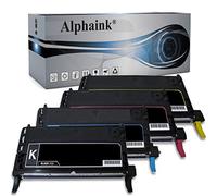 alphaink 4 Toner Compatibili con Epson C2800 C13S051161 C13S051160 C13S051159 C13S051158 per Stampanti Epson Aculaser C2800 C2800DN C2800DTN C2800N C2800 (1 Nero 1 Magenta 1 Giallo 1 Ciano)