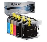 alphaink 5 Cartucce Compatibile per Brother LC3213 LC3211 LC-3211 per Brother DCP-J772DW MFC-J890DW MFC-J491DW MFC-J497DW DCP-J572DW DCP-J774DW MFC-J895DW(2Nero,1Ciano,1Magenta,1Giallo)