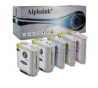 alphaink 5 cartucce compatibili con HP 940XL C4906AE C4907AE C4908AE C4909AE per stampanti HP LaserJet PRO 8000, 8500, 8500A A909, 8500A A910, 8500A A910A