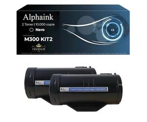 alphaink Kit 2 Toner Compatibile per Epson M300 S050691 per Epson WorkForce AL-M300D WorkForce AL-M300DT WorkForce AL-M300DN WorkForce AL-M300DTN WorkForce AL-MX300DN
