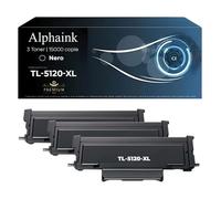 alphaink TL5120XL 3 Toner Nero Compatibile con Stampanti Pantum BP5100DW, BP5100DN BM5100ADN, BM5100ADW, BM5100FDN, BM5100FDW elevata capacità - 15.000 pagine