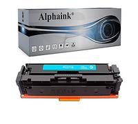 alphaink Toner ciano SENZA CHIP compatibile con HP 207A W2211A, per stampanti HP Color Laser PRO M255DW, M283CDW, M283FDW - MFP M282NW
