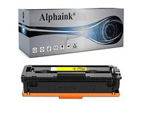 alphaink Toner Compatibile con HP CF413X 413X 413A CF413A Giallo per HP LaserJet Pro MFP M477fdw M377dw M452dn M477fdn M477fnw M452nw M477dw M477 M452 Versione Maggiorata (1 Giallo)