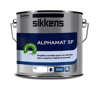 ALPHAMAT SF SIKKENS BIANCO 2,5 LITRI NUOVA FORMULA MAXI COPERTURA IDROPITTURA LAVABILE PER INTERNI DI OTTIMA QUALITA'