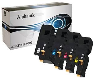 Alphank 4 Toner compatibili con Xerox X6010 per stampanti Xerox Phaser 6000