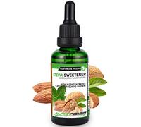 ALPHAPOWER FOOD: Stevia liquida, (1 x50ml Gusto mandorla) Gusto liquido, Gocce aromatizzanti e dolcificante senza zucchero sostituto dello zucchero & calorie, dolcificante naturale, vegano