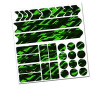 AlphaShield Pellicola protettiva per telaio per bicicletta R159 R161 (11 Future Neon Verde)