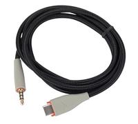 Alphatec Cavo di ricambio USB MMX150, compatibile con cuffie da gioco USB Beyerdynamic MMX150, cavo AUX da USB-C a cuffie da 3,5 mm, 1,2 metri, nero