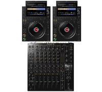 AlphaTheta CDJ-3000X COPPIA Multilettore Multiplayer Pro Dj + DJM-V10-LF MixerDJ