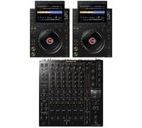 AlphaTheta CDJ-3000X COPPIA Multilettore Multiplayer Pro Dj + DJM-V10 Mixer DJ