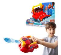 AlphaToys PETRONIX DEFENDERS Portal Launcher with 6 Discs, giocattolo per bambini e bambine di 3+ anni