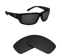 Alphax - Lenti di ricambio polarizzate per Costa Del Mar Fantail, (Stealth Black Polarized), Taglia unica