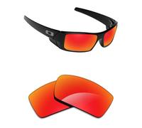 Alphax - Lenti di ricambio polarizzate per Oakley Gascan, (Fire Red Polarized), Taglia unica