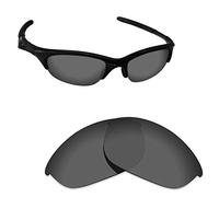 Alphax - Lenti di ricambio polarizzate per Oakley Half Jacket, varie opzioni, (Black Chrome Polarized), Taglia unica