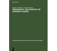 Alphonse Juilland E. Chang-Ro Frequency Dictionary of Spanis (Copertina rigida)