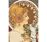 Alphonse Mucha Carnet Blanc, Affiche Mucha, La Plume (Bnf Portraits) (Tascabile)