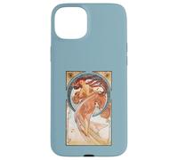 Alphonse Mucha Public Domain Art TPA Custodia per iPhone 15 Plus