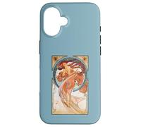 Alphonse Mucha Public Domain Art TPA Custodia per iPhone 16