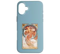Alphonse Mucha Public Domain Art TPA Custodia per iPhone 16 Plus