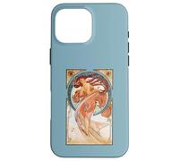 Alphonse Mucha Public Domain Art TPA Custodia per iPhone 16 Pro Max