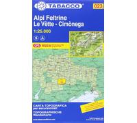 Alpi Feltrine. Le Vètte. Cimònega 1:25.000 [Lingua inglese]