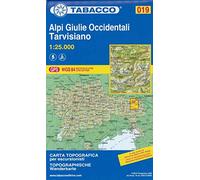 Alpi Giulie occidentali. Tarvisano 1:25.000. Ediz. multilingue [Lingua inglese]: 19