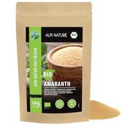 Alpi Nature Amaranto BIO Integrale 500g, Grani di Amaranto Crudi Interi, Non Dolcificati, Senza Glutine