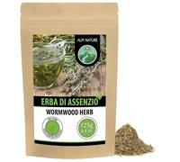 Alpi Nature Assenzio Tisana 125g, Tè Sfuso, Erba di Assenzio Essiccata e Tagliata per Tisana