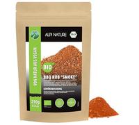 Alpi Nature BBQ Rub BIO al Peperoncino Affumicato 250g, Miscela di Spezie per Barbecue, Marinata Affumicata