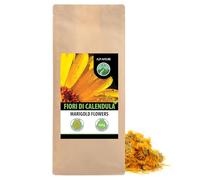 Alpi Nature Calendula Tisana 500g, Fiori di Calendula Essiccati Interi, Tè Sfuso ai Fiori Essiccati