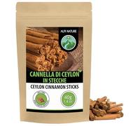 Alpi Nature Cannella Stecche di Ceylon 40g, Cannella Ceylon, Bastoncini da 80mm, Circa 8-10 per Confezione