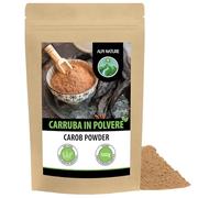 Alpi Nature Farina di Carrube 500g, Baccelli di Carruba Macinati, Dolcificante Naturale per Pasticceria