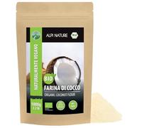 Alpi Nature Farina di Cocco BIO 1kg, Cocco Macinato per Dolci, Farina Senza Glutine