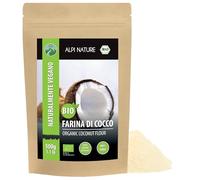 Alpi Nature Farina di Cocco BIO 500g, Cocco Macinato per Dolci, Farina Senza Glutine