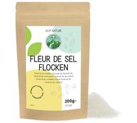 Alpi Nature Fiocchi di Sale Marino Fleur de Sel 200g, Cristalli di Sale Marino 0.5-2 mm dal Sud Africa per la Cucina Gourmet