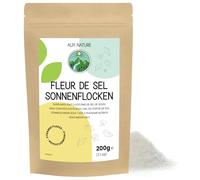 Alpi Nature Fiocchi di Sale Marino Sunflakes 200g, Fiocchi di Sale Fleur de Sel 0.5-3 mm Raccolti a Mano