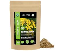 Alpi Nature Iperico Tisana BIO 100g, Iperico Pianta di San Giovanni, Erba Tagliata, Tè Sfuso in Foglie