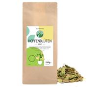 Alpi Nature Luppolo Tisana 250g, Petali di Luppolo Interi Essiccati, Humulus Lupulus, Te Sfuso