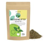 Alpi Nature Melissa Tisana 125g, Foglie di Melissa Essiccate e Tagliate, Tè Sfuso
