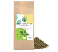 Alpi Nature Melissa Tisana 500g, Foglie di Melissa Essiccate e Tagliate, Tè Sfuso