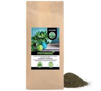 Alpi Nature Menta Piperita Tisana 250g, Foglie di Menta Piperita Essiccate e Tagliate, Tè Sfuso