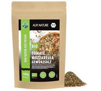Alpi Nature Mix di Spezie BIO per Pomodoro e Mozzarella 100g, Condimento Italiano per la Cucina