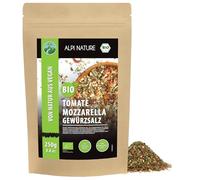 Alpi Nature Mix di Spezie BIO per Pomodoro e Mozzarella 250g, Condimento Italiano per la Cucina