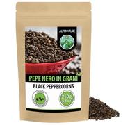 Alpi Nature Pepe Nero 250g, Grani di Pepe Nero Interi per Cucina e Miscele di Spezie