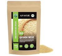 Alpi Nature Quinoa Bianca BIO 1kg, Quinoa bio per Cucinare e Insalate, Senza Glutine